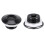 32X Push Button Quick Release Car Hood Bonnet  Pin Lock Bumper Clip Black 3