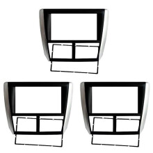 3X Double Din Car Radio Fascia for Forester 2008-2012 Impreza 2007-2012 Radio Stereo Dash Installation Trim Kit