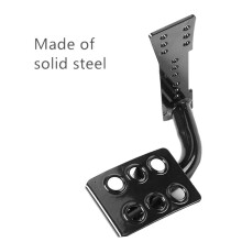 2X Steel Dead Pedal Left Side Foot Rest for JK Unlimited 2007-2018 Rubicon Sahara X Off Road Sport