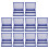 10X Bleu Royal Plastique Rectangle 100 Microslide Diapositive Microscope Boite 1