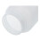 2X Laboratory Chemical Storage Case White Plastic Widemouth Bottle 500ML 5