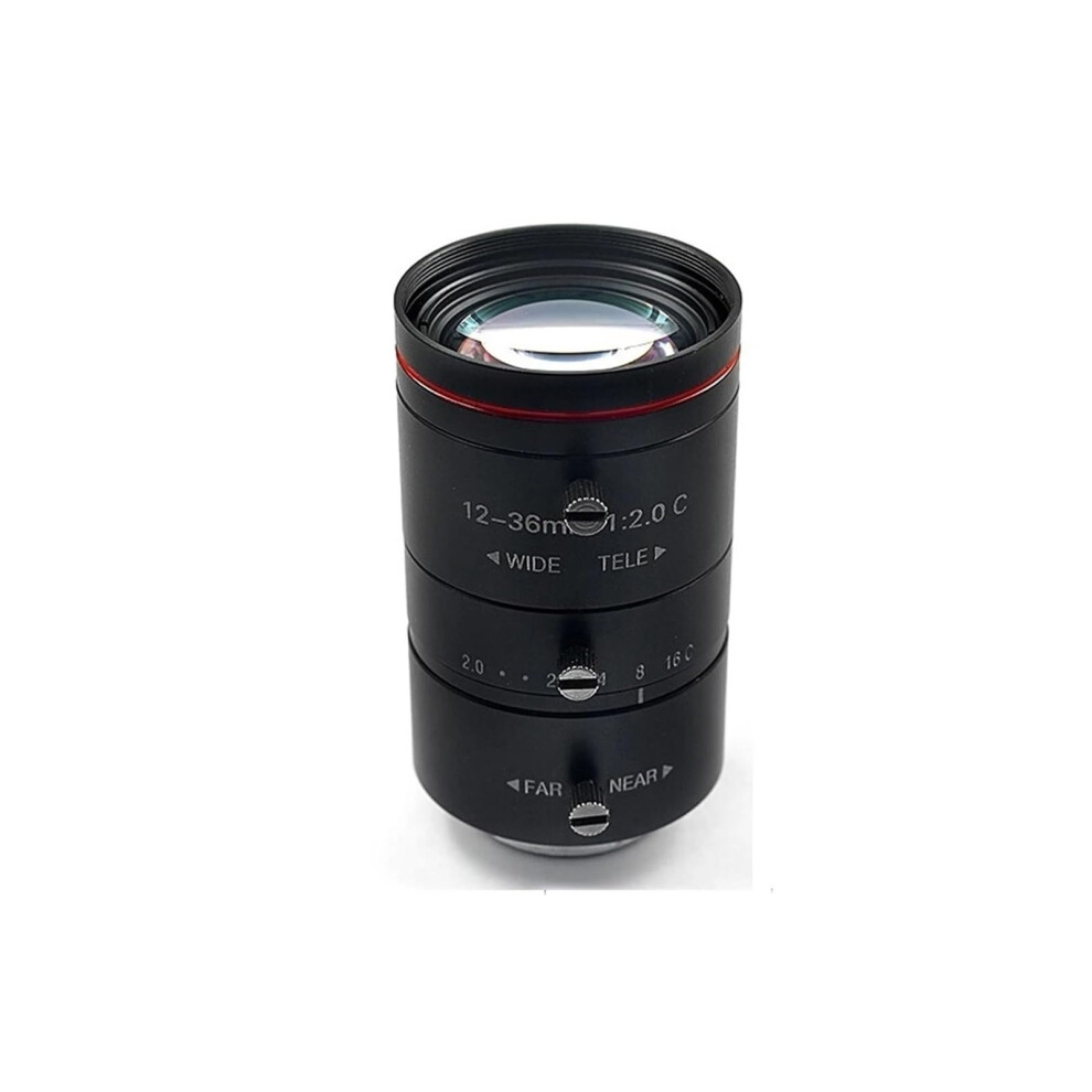 C Mount Varifocal Lens 12Â36Mm F2.0 Manual Iris WideâToâTelephoto 3Mp Hd Machine Vision Cctv 9771547484226