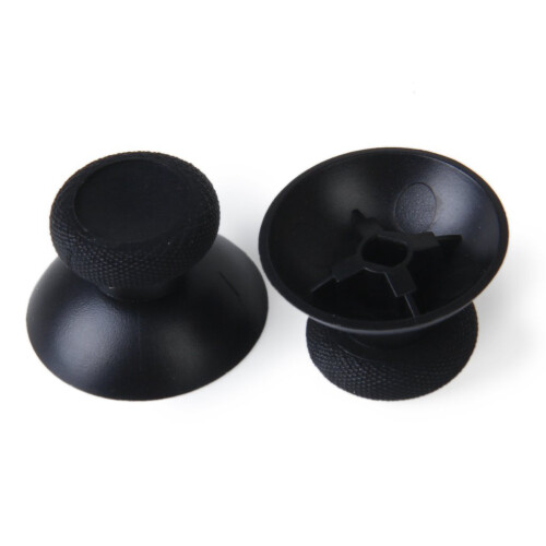 2 Pair Of Thumbstick Joystick Replacement for  One Controller Black