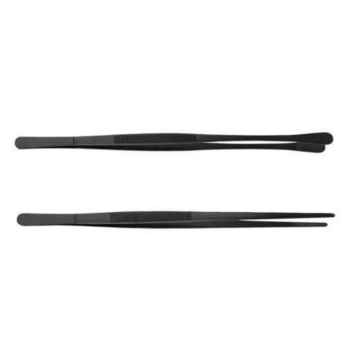 Heat Resistant Kitchen Tool Set 2Pcs 30cm-Black 2 piece set