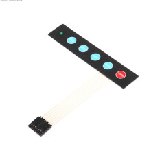 1x5 LED Indicator Module for Membrane Keypad, Bright Visual Feedback, Compact and Durable Design