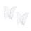 Modern Clear Acrylic Vases Feature 3D Butterfly Design-2 1