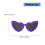 Dog Eye Protections Goggles Heart Pattern Soft Frame Safe-Black 4