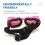 Herzförmige Hundebrille, PC-Materialien, winddichter-Weiß 6