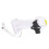 CCTV Camera Mount Bracket with 360 Pan Tilt Control and RS485 Line Precision, White PTZ Support 4