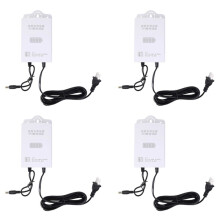4X Fuente de Alimentación Ininterrumpida de 12V-2A para WiFi, Enrutador, Módem, Cámara de Seguridad UPS Protector de Respaldo de Batería Enchufe