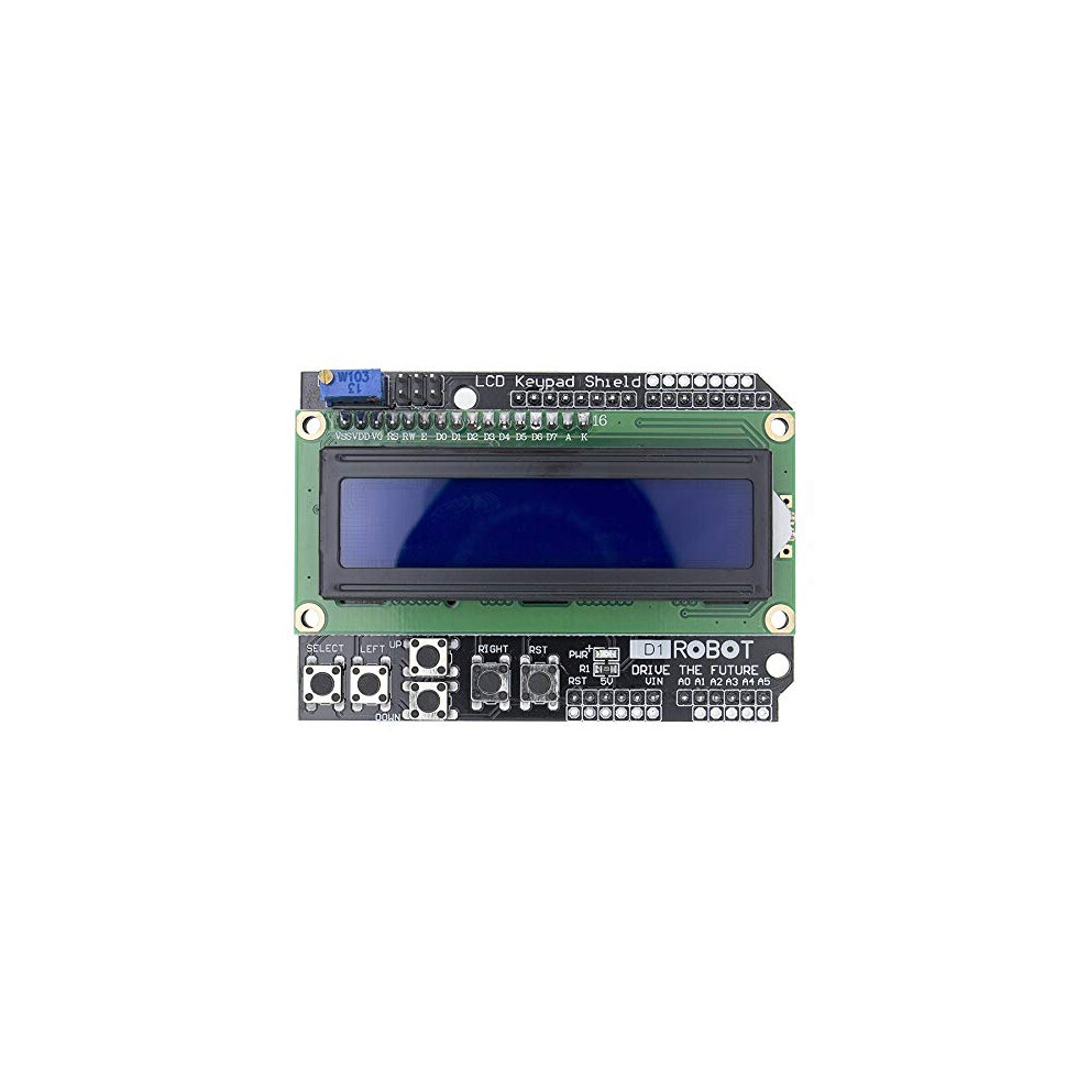 Lcd1602 16X2 Lcd Display Module Blue Backlight Screen For Arduino Projects And Diy Electronics 9092120107869