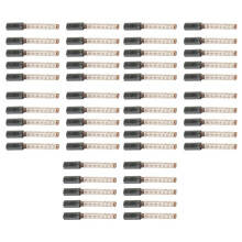 50Pcs Carbon Motor Brushes Replacement Parts Motor Brush for Mixers W10380496 W10260958 4162648