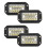 4Pcs 12V 6 Inch Flush Mount Work Light 26 LED Super Bright Spotlight Car Headlights 1
