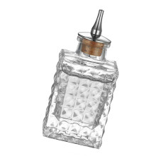 Bouteille d'alcool et bouchon en verre gravé-bouteille en pierre