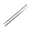 2Pairs Practical Stainless Steel Long Chopsticks With Nonslip 1