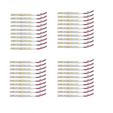 40Pcs 10cm Waterproof Warm White 5050 Led Strip Lights  12V Caravan Boat Car
