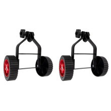 2X Lawn Mower Wheel Universal Lawn Mower Lawn Mower Adjustable Support Wheel Set Trimmer Auxiliary Wheel Garden Tool