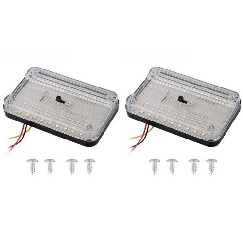 2X Car Interior Light 36LED Roof Ceiling Reading Light