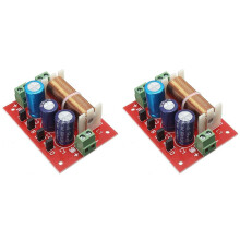 2X 400 W Lautsprecherweiche 2 Wege Hoch Niedrig 4-16 Ohm Frequenzteiler für Lautsprecher