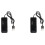 2X 3 Porte USB 2.0 Hub External 7.1Ch Scheda Audio Auricolare Microfono Adattatore per PC Nero 1