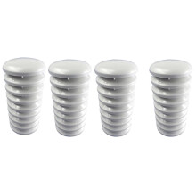 4X White Plastic Outer Shield for Thermo Hygro Sensor, for Weather Station (Transmitter / Thermo Hygro Sensor)