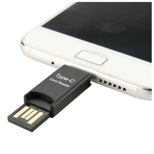 3X USB 3.1 Type C USB-C to Micro- TF Card Reader Adapter for  PC Cellphone 1