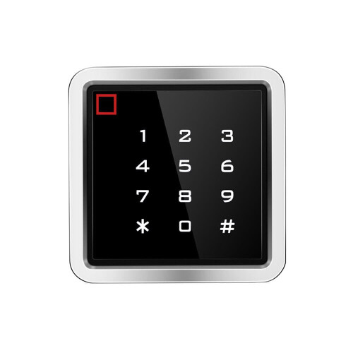 Waterproof 13.56MHz RFID Access Control Reader with Keypad, Metal Shell IP68, Fast Authentication 2