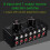 2X 6 Input 1 Output Switcher Audio Source Selection Switcher RCA Audio Input Signal Selector 6