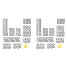 2Set Copritasti nel Silicone DIY Stampo nel Resina per Tastiera Meccanica Stampi Epossidici nel Cristallo Artigianato Fatto un Mano Strumenti per La