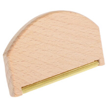 Fabric Lint Remover Cashmere Comb Wooden Manual Brush for Sweaters Coats Knitwear Gentle Care