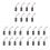 24 Pcs 5 x 8 x 14mm Carbon Brush Replacement for Electric Angle Grinder 1