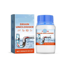Drain Unblocker Powder 3PCS Pack for Toilets and Sinks, Dissolves Hair and Grease, Eliminates Odors Fast