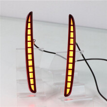 4Pcs for Hatchback 2016 2017 2018 Multi-Function Led Rear Bumper Light Rear Fog Lamp(3 Functions)
