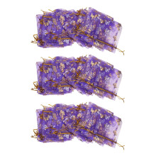 300Pcs de la Mariposa del Lazo de Organza de Bodas Regalo de la Joyeria de Caramelo Bolsa Purpura