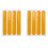 Front Rear Wheel Cover Protective Shell Reflective Sticker for  Max G30 Scooter Accessories 8PCS, Yellow 1