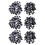 300Pcs(150 Pairs)Garden Irrigation Kit Adjustable Atomization Dripper Atomization Connection Tee Joint 1