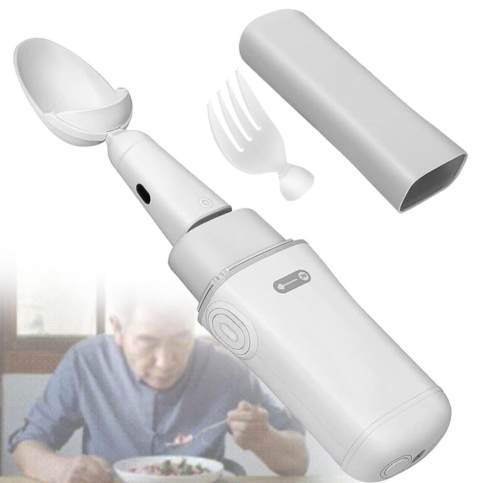 Parkinson Spoon with Smart AntiShake Technology, Adaptive Stabilizing Utensil for Hand Tremors and Elderly