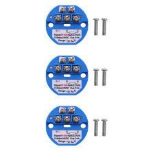 3X RTD PT100 Temperature Transmitter DC24V Minus 50 ~ 100 degree Output 0-10V