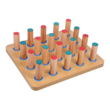 Hand Exercise Board Finger Dexterity Trainer for Fine Motor Skills Therapy and Home Clinical Use