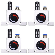 4pcs 1/4 Pneumatic Turbine Vibrators Silent Golden Industrial Vibrator for Hopper Industrial Pneumatic Type K10