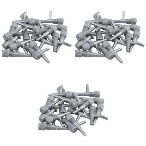 Aquarium Fish Oxygen Air  Tubing Flow Control Valve 60 Pcs Gray 1