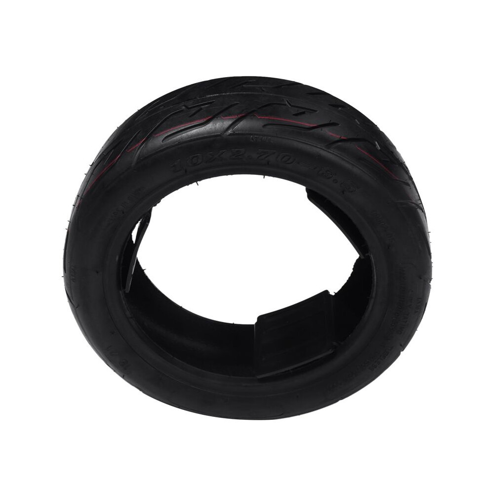 2X Tubeless Tire 10X2.70-6.5 Vacuum Tyres Fits Electric Scooter Balanced Scooter About 22.5Cm Vacuum Tires Black 6033267602865