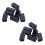 16 Pcs Black Plastic Rectangular Blanking End Caps Inserts 20mm x 40mm 2