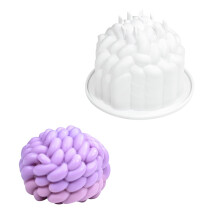 Artistic Wool Ball Inspires Silicone Cake Molds For-White