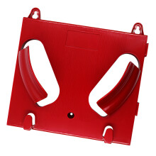 Heavy Duty ABS Helmet Hanger With Secure Hook Design-Red