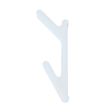 Adhesive Backed Hook For Hanging Items Without Drilling-White