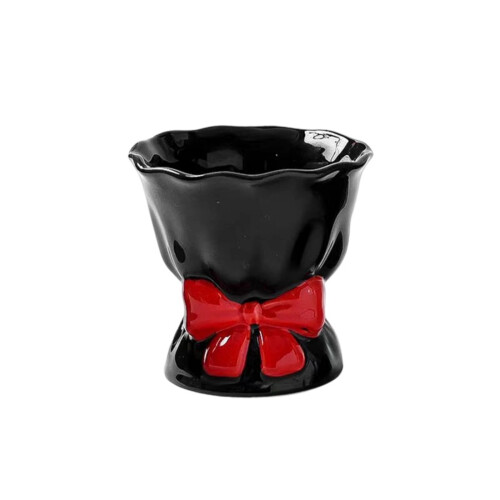 Modern Ceramic Bowknot Jar With 6 Rustproof Nonrust Steel-RK 1