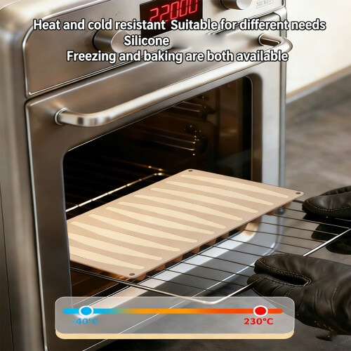 6 Compartment Baking Tray For Cakes Pastries And-Light coffee 1