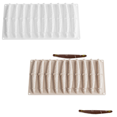6 Compartment Baking Tray For Cakes Pastries And-Light coffee 2