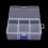 2X 6 Removable Plastic Storage Box Jewelry/Earring/Tools Container Organizer 5